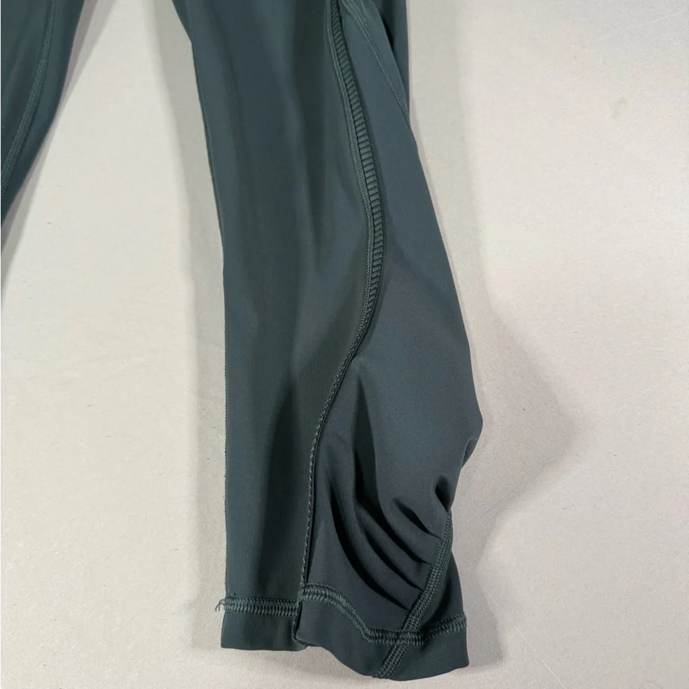 Lululemon Teal High Rise Capri Leggings Size 6 - Picture 5 of 8